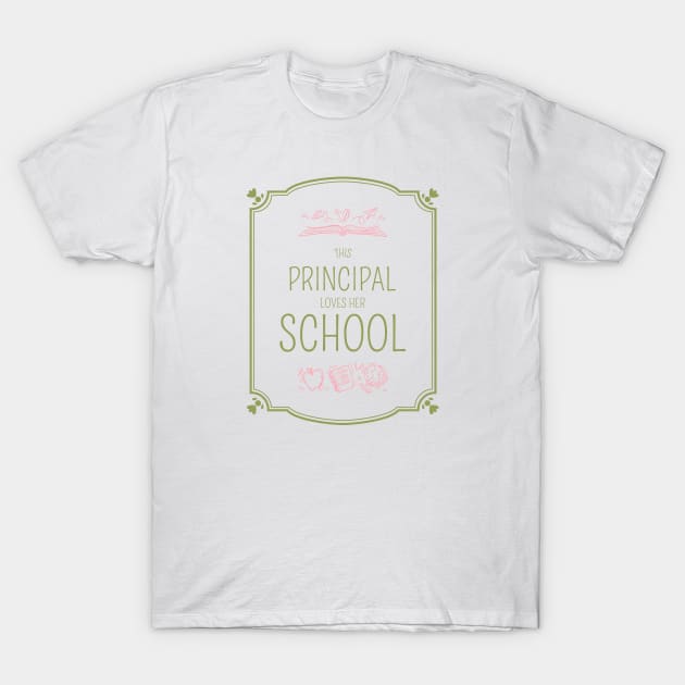 School Principal T-Shirt by Mountain Morning Graphics